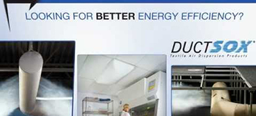 Energy Effeciency with DuctSox Fabric